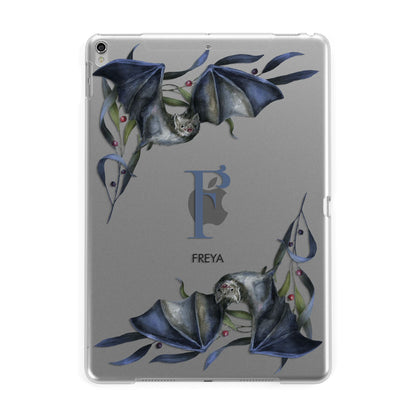 Monogram Bats Apple iPad Silver Case