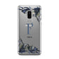 Monogram Bats Samsung Galaxy S9 Plus Case on Silver phone