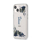 Monogram Bats iPhone 14 Clear Tough Case Starlight Angled Image