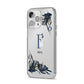 Monogram Bats iPhone 14 Pro Max Clear Tough Case Silver Angled Image