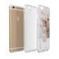 Monogram Marble Photo Upload Apple iPhone 6 3D Tough Case Expanded view