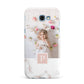 Monogram Marble Photo Upload Samsung Galaxy A7 2017 Case