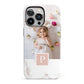 Monogram Marble Photo Upload iPhone 13 Pro Full Wrap 3D Tough Case