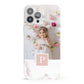 Monogram Marble Photo Upload iPhone 13 Pro Max Full Wrap 3D Snap Case