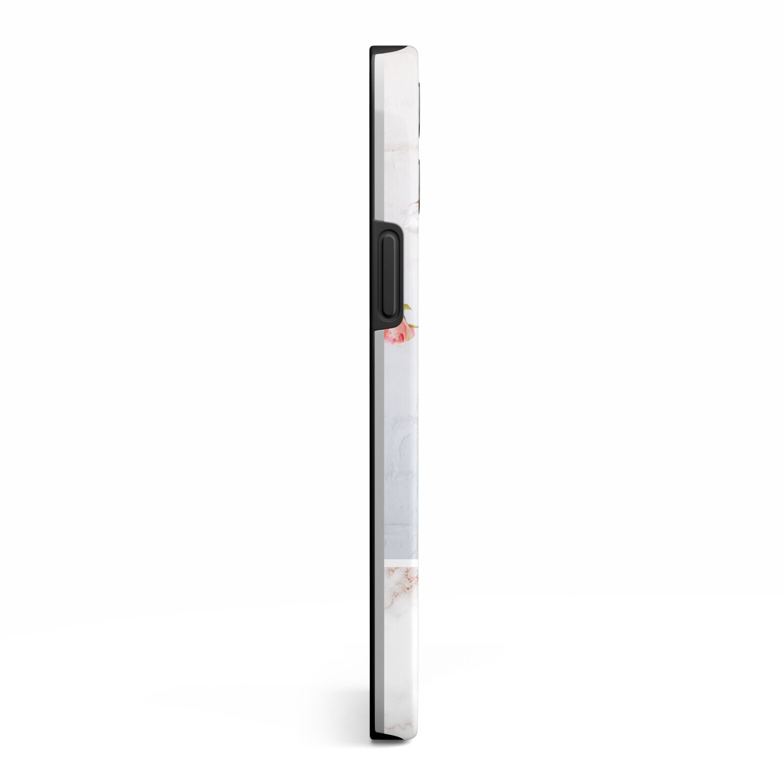 Monogram Marble Photo Upload iPhone 13 Pro Max Side Image 3D Tough Case