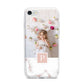 Monogram Marble Photo Upload iPhone 7 Bumper Case on Silver iPhone