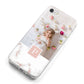 Monogram Marble Photo Upload iPhone 8 Bumper Case on Silver iPhone Alternative Image
