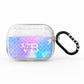 Monogram Mermaid Glitter with Name AirPods Pro Glitter Case