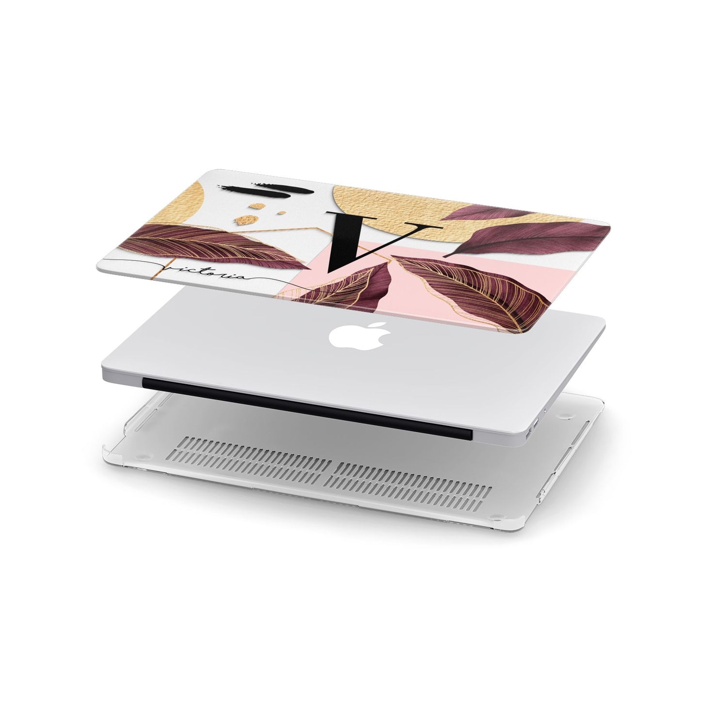 Monogram Tropical Leaves Apple MacBook Case in Detail