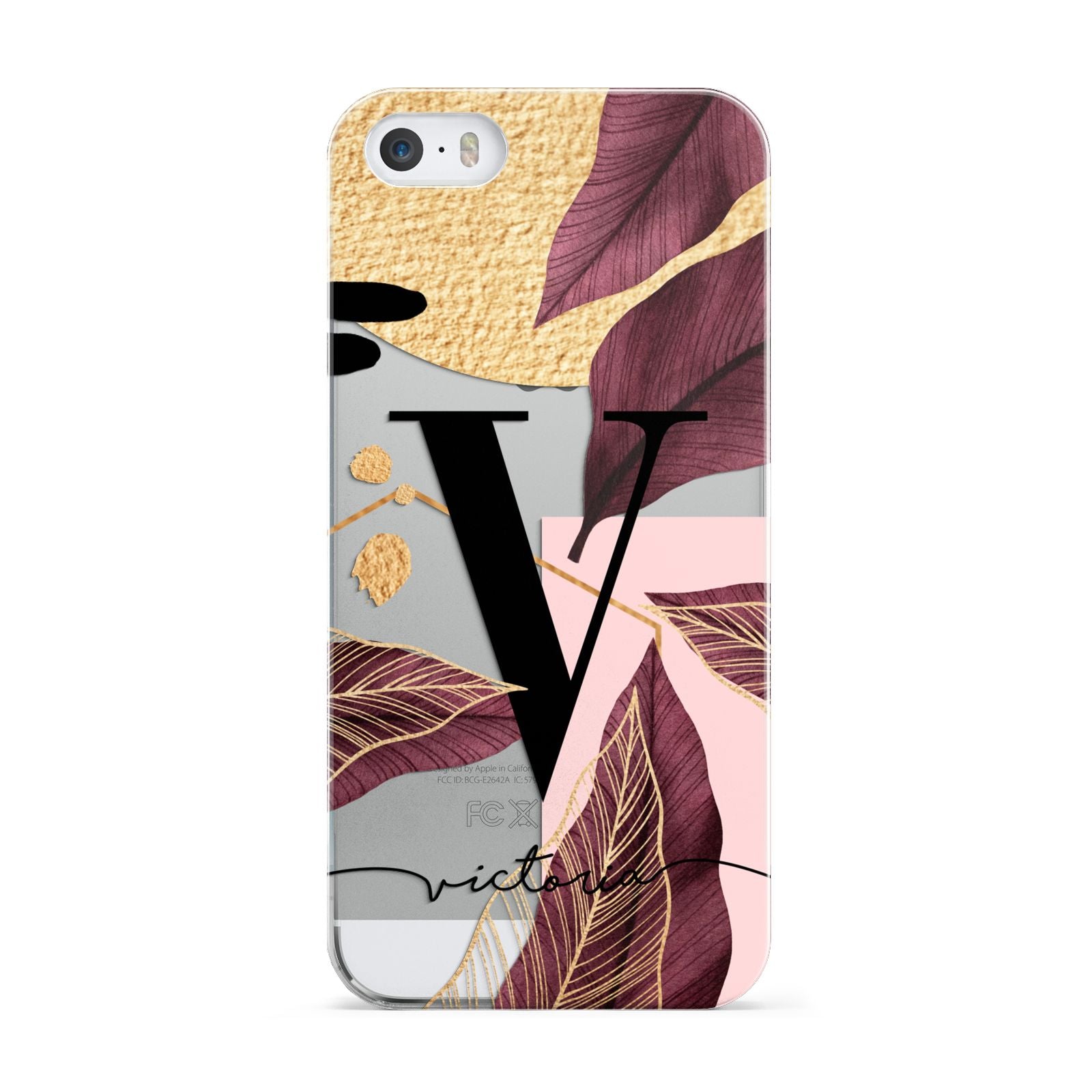 Monogram Tropical Leaves Apple iPhone 5 Case