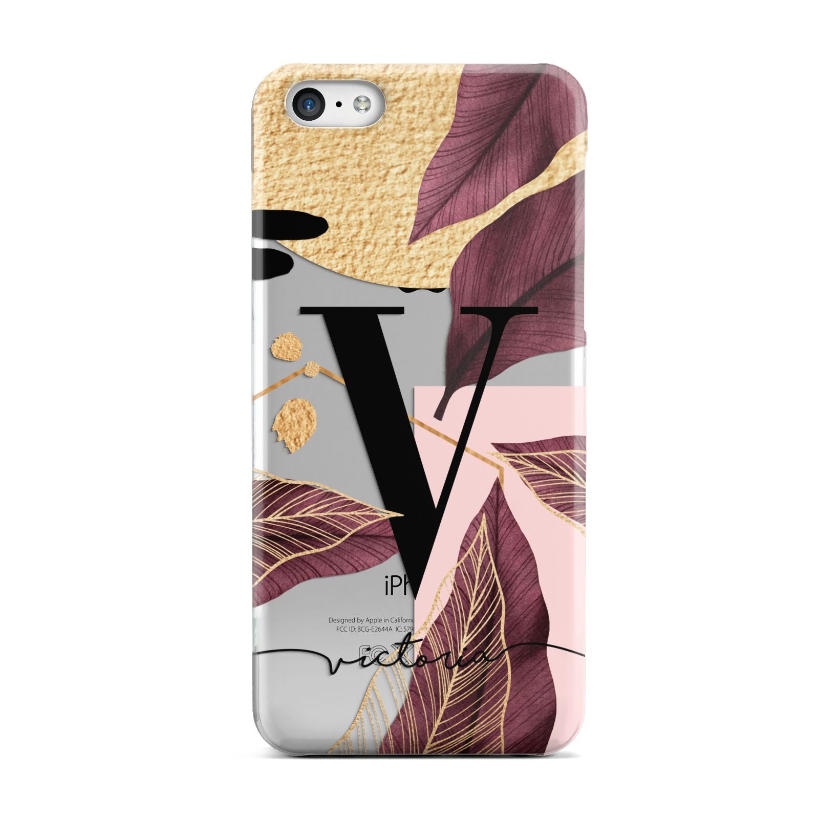 Monogram Tropical Leaves Apple iPhone 5c Case