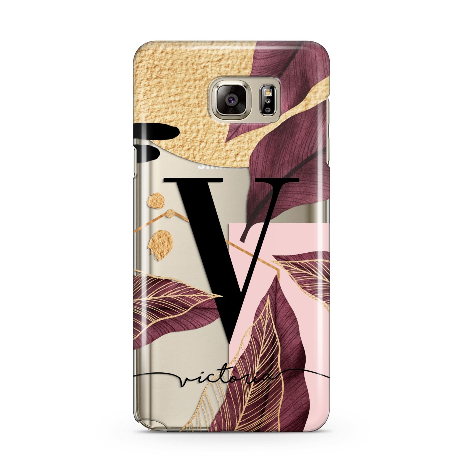 Monogram Tropical Leaves Samsung Galaxy Note 5 Case