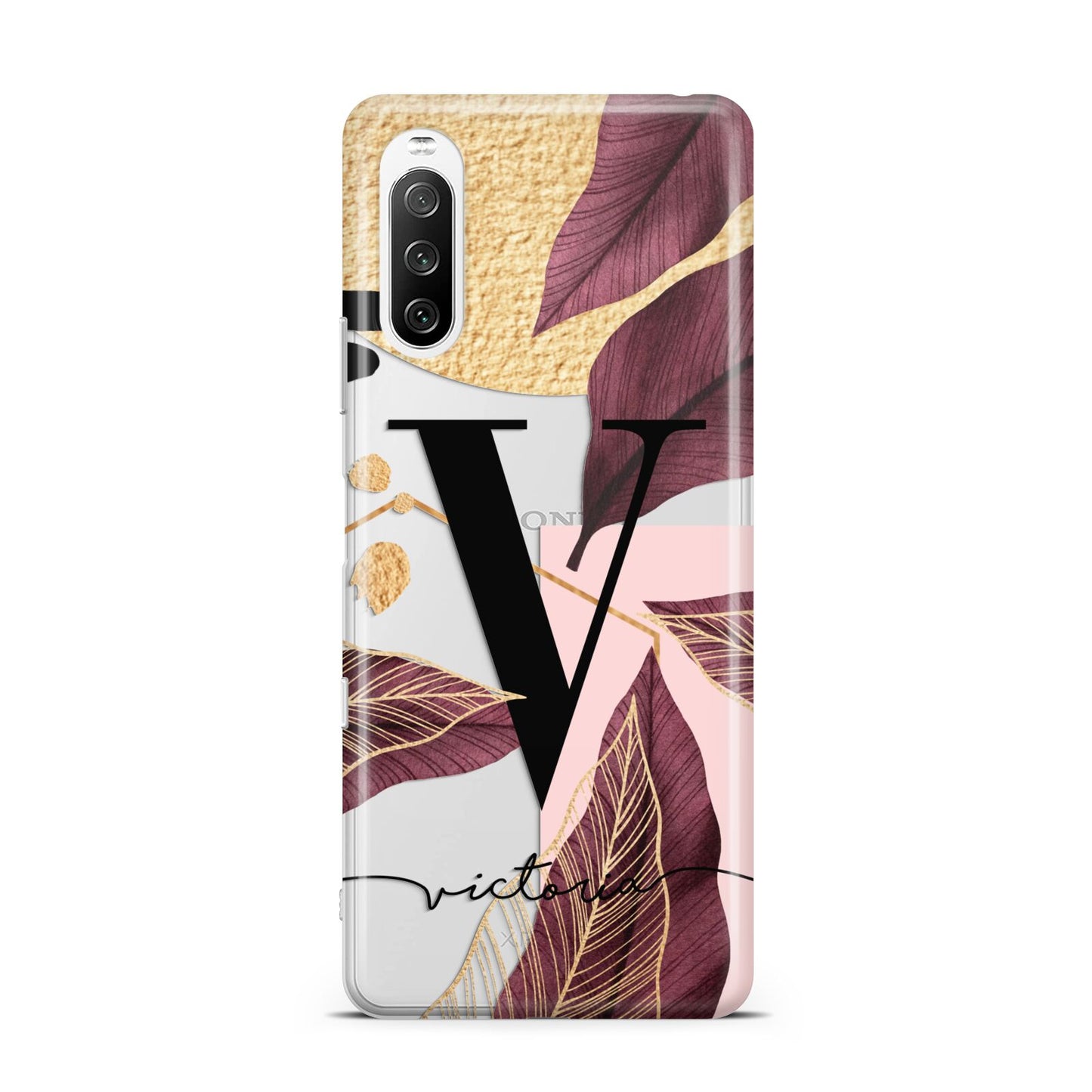 Monogram Tropical Leaves Sony Xperia 10 III Case