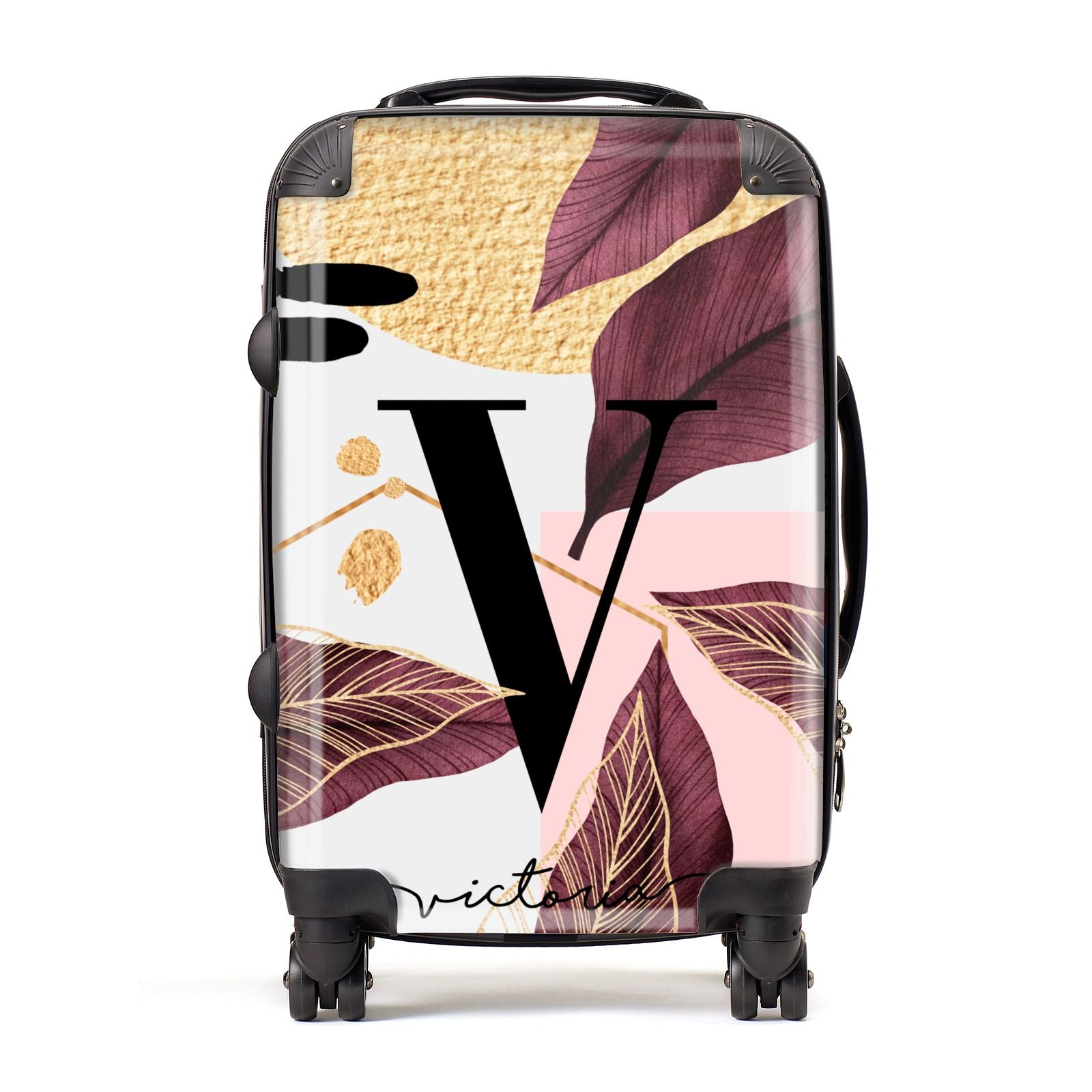 Monogram Tropical Leaves Suitcase