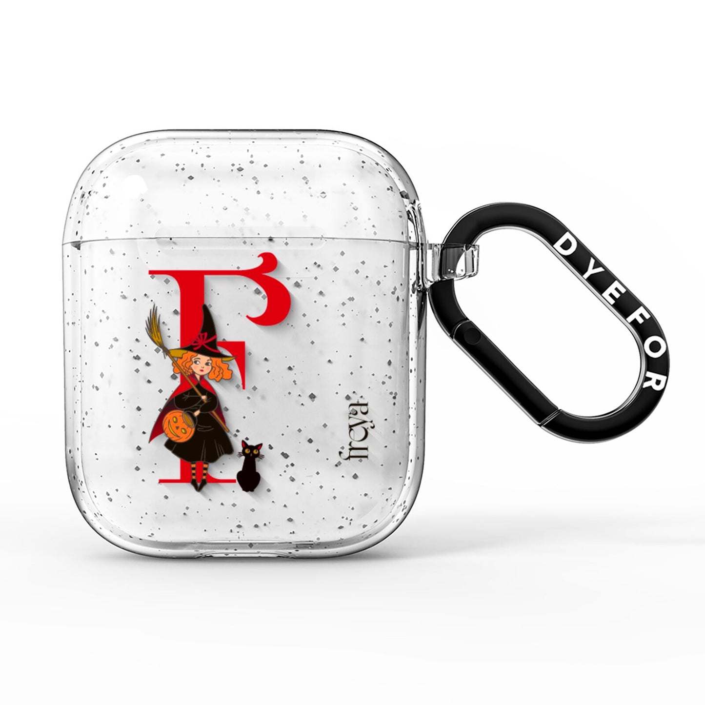 Monogram Witch AirPods Glitter Case
