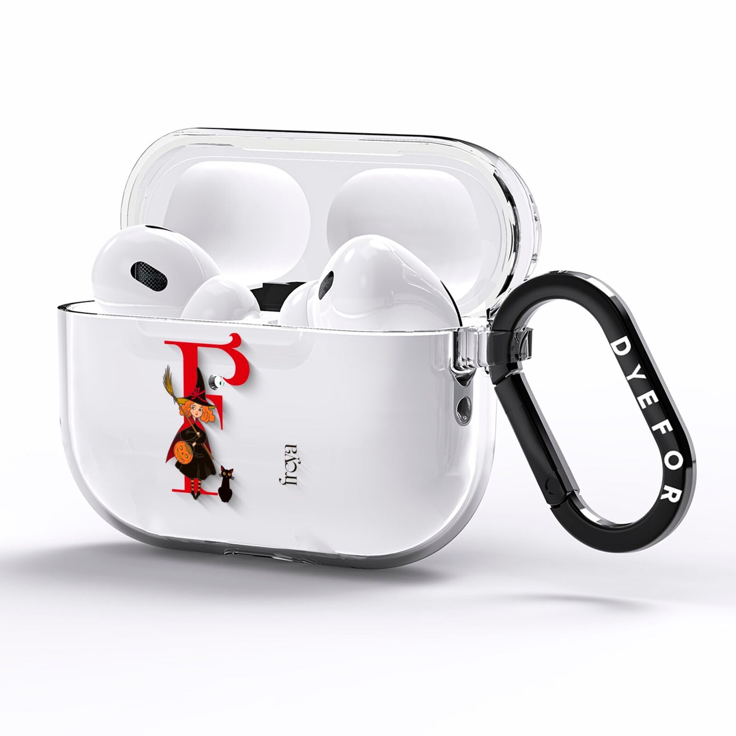 Monogram Witch AirPods Pro Clear Case Side Image