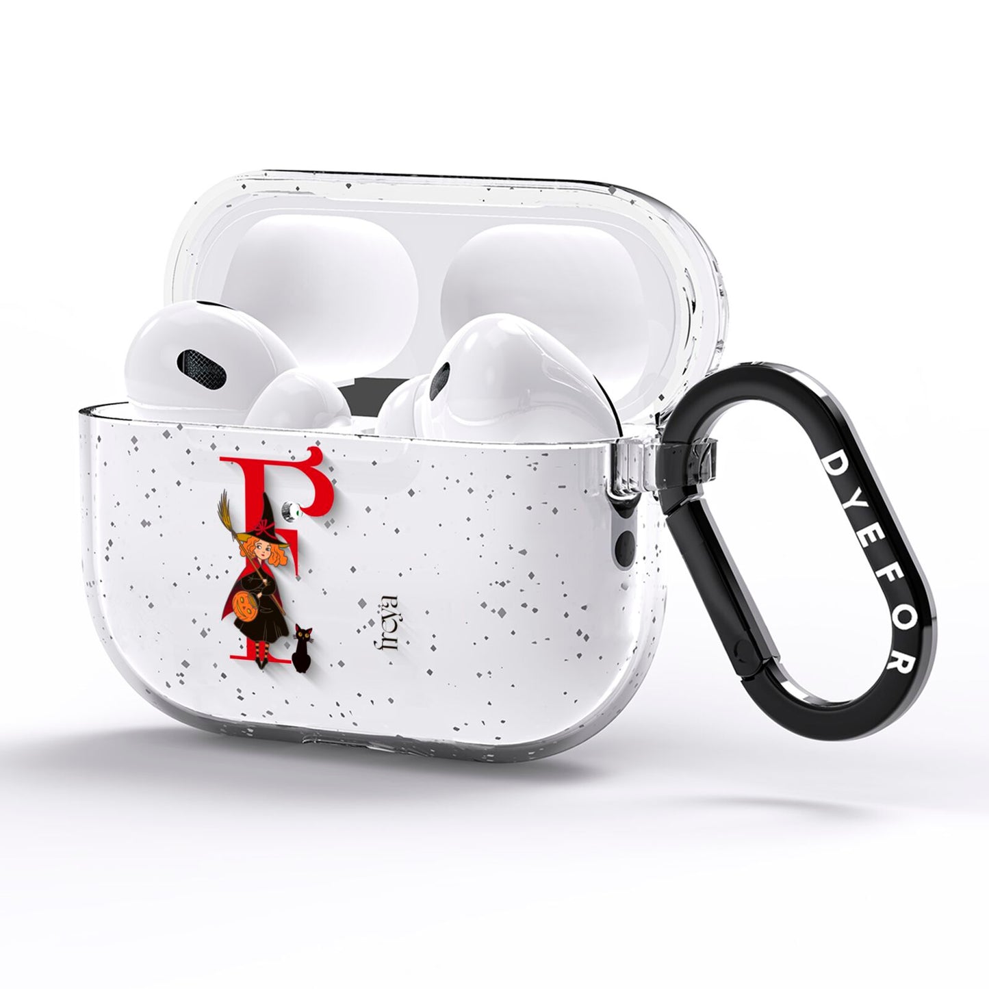 Monogram Witch AirPods Pro Glitter Case Side Image