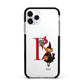 Monogram Witch Apple iPhone 11 Pro in Silver with Black Impact Case