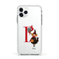 Monogram Witch Apple iPhone 11 Pro in Silver with White Impact Case