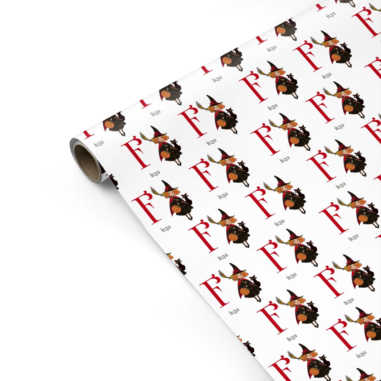 Monogram Witch Personalised Gift Wrap