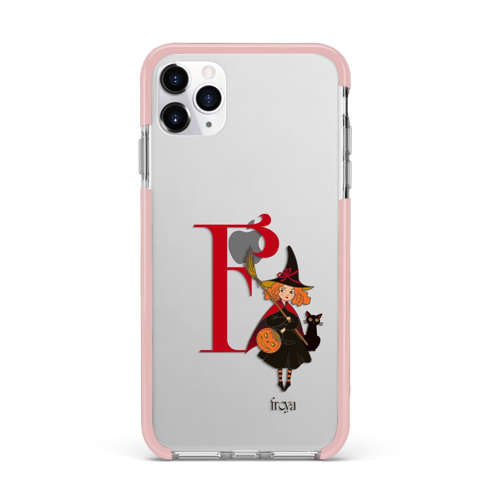 Monogram Witch iPhone 11 Pro Max Impact Pink Edge Case