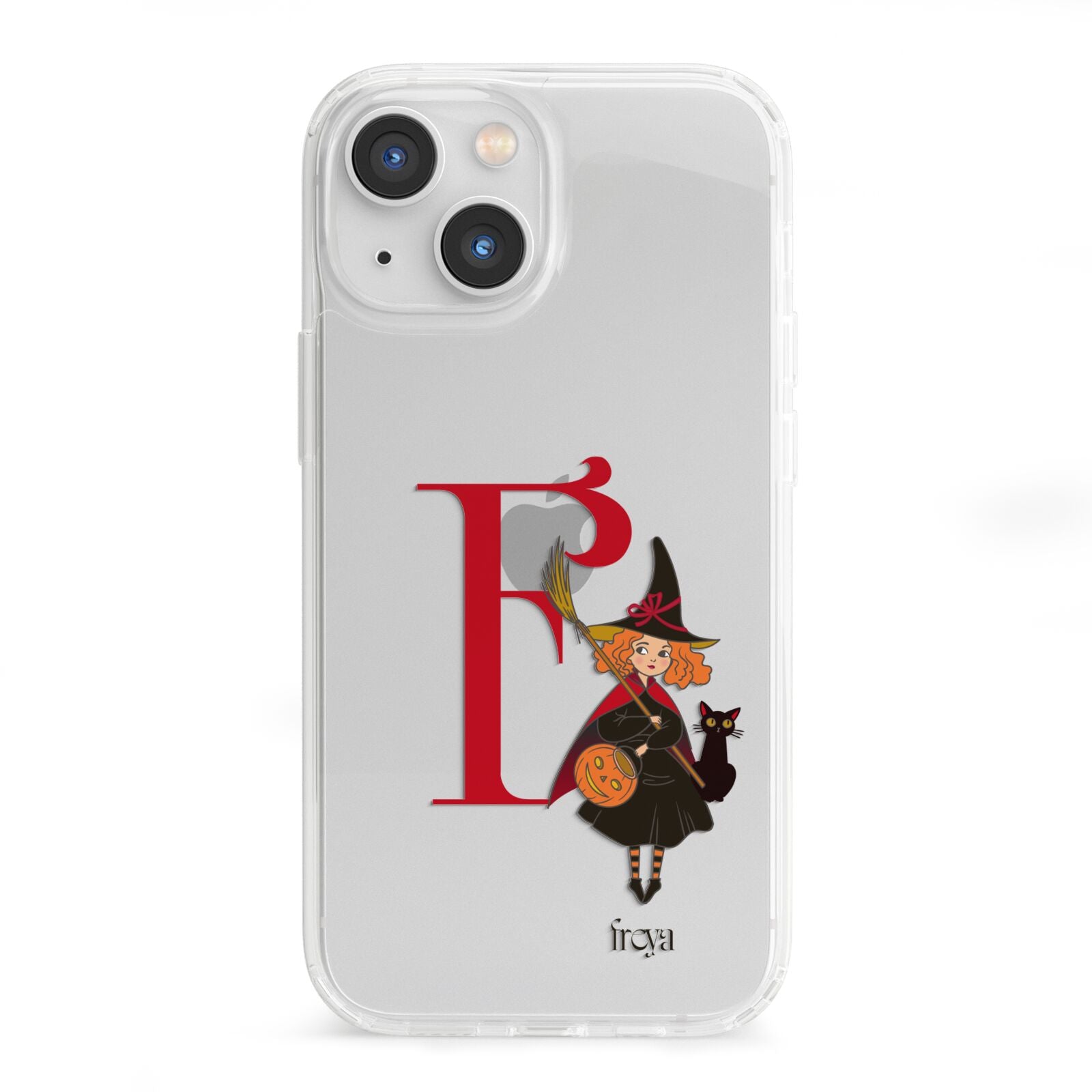 Monogram Witch iPhone 13 Mini Clear Bumper Case
