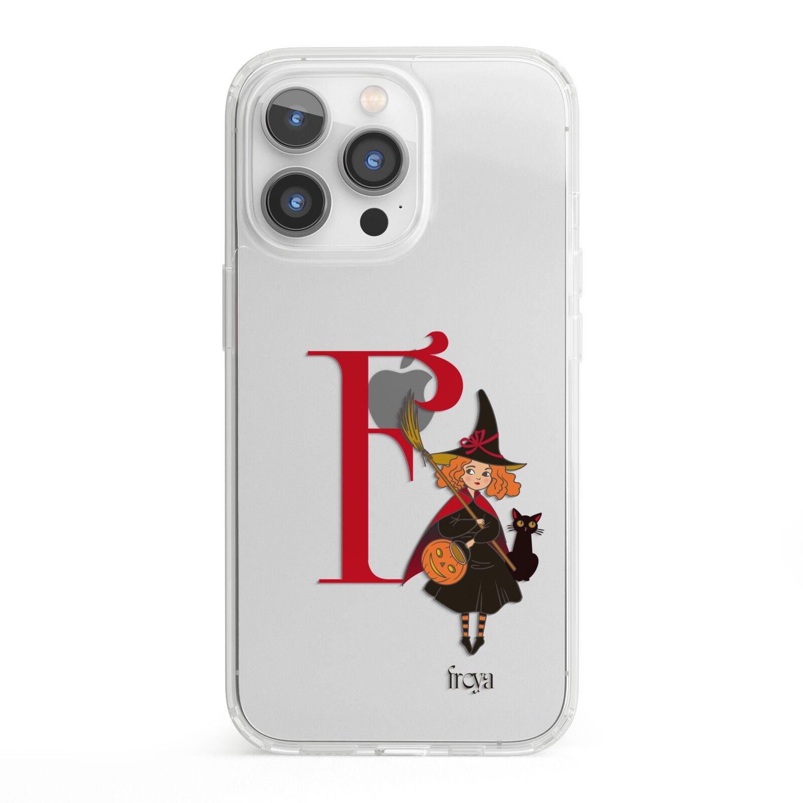 Monogram Witch iPhone 13 Pro Clear Bumper Case
