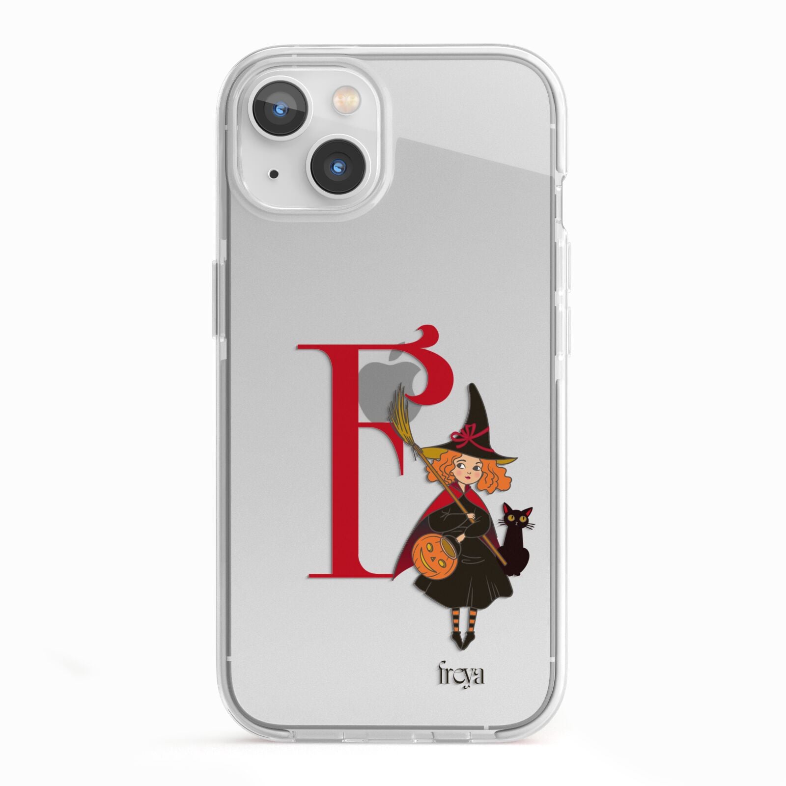 Monogram Witch iPhone 13 TPU Impact Case with White Edges