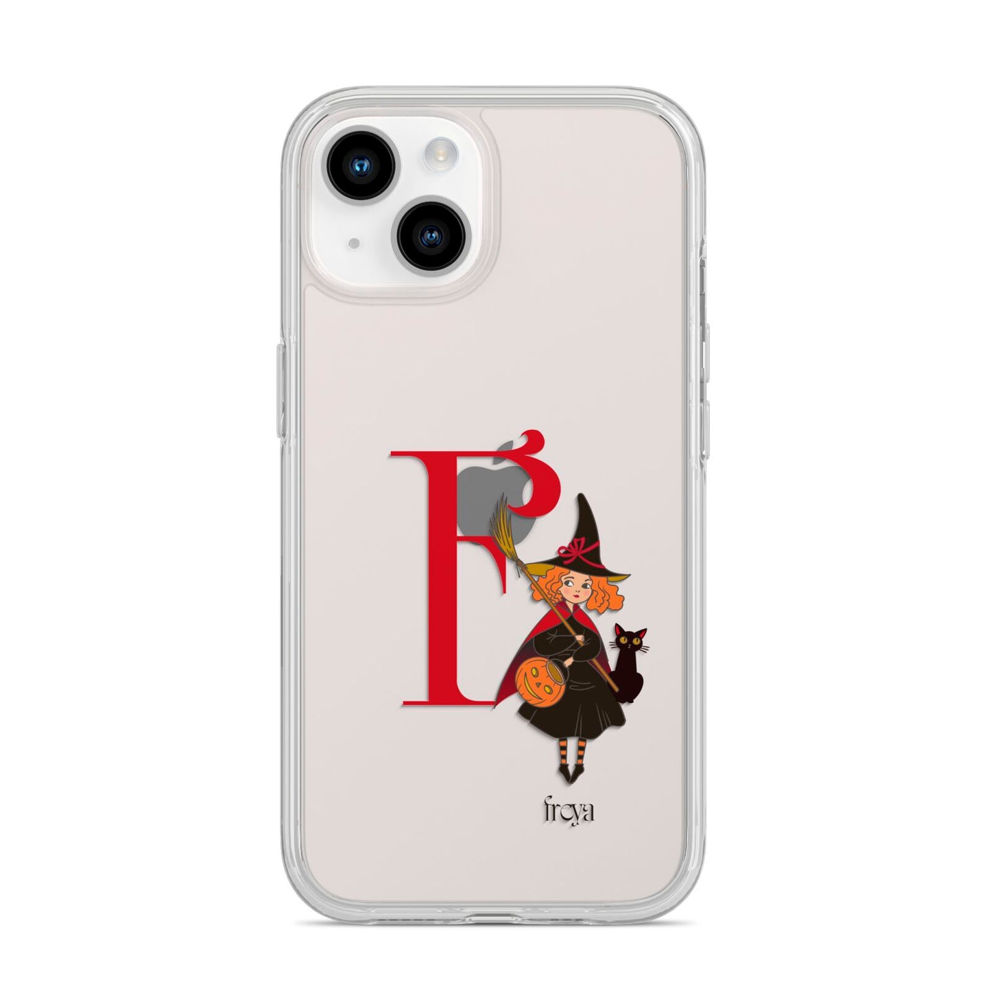 Monogram Witch iPhone 14 Clear Tough Case Starlight