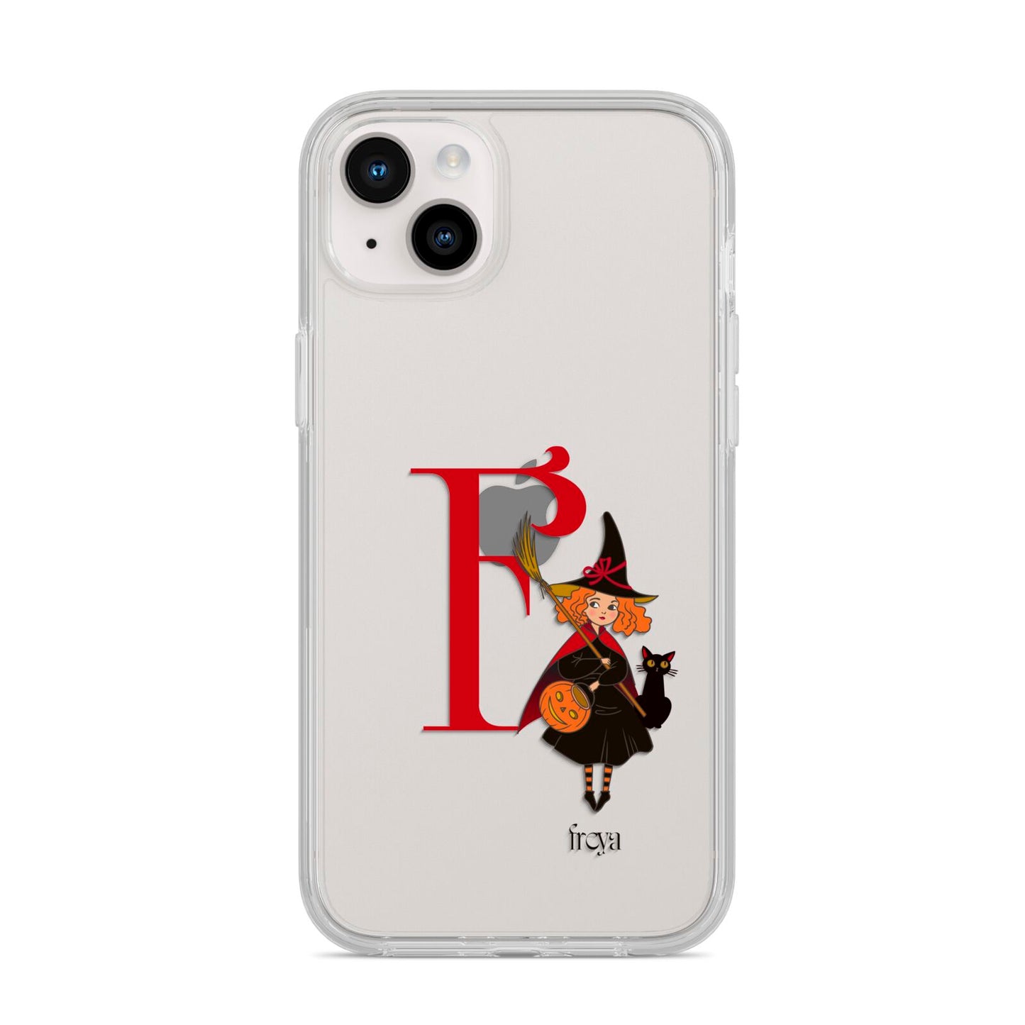 Monogram Witch iPhone 14 Plus Clear Tough Case Starlight