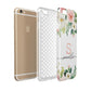 Monogrammed Floral Roses Apple iPhone 6 3D Tough Case Expanded view