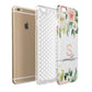 Monogrammed Floral Roses Apple iPhone 6 Plus 3D Tough Case Expand Detail Image