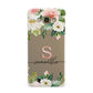Monogrammed Floral Roses Samsung Galaxy A8 Case