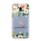 Monogrammed Floral Roses Samsung Galaxy J3 2017 Case