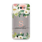 Monogrammed Floral Roses Samsung Galaxy J7 2017 Case