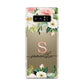 Monogrammed Floral Roses Samsung Galaxy S8 Case