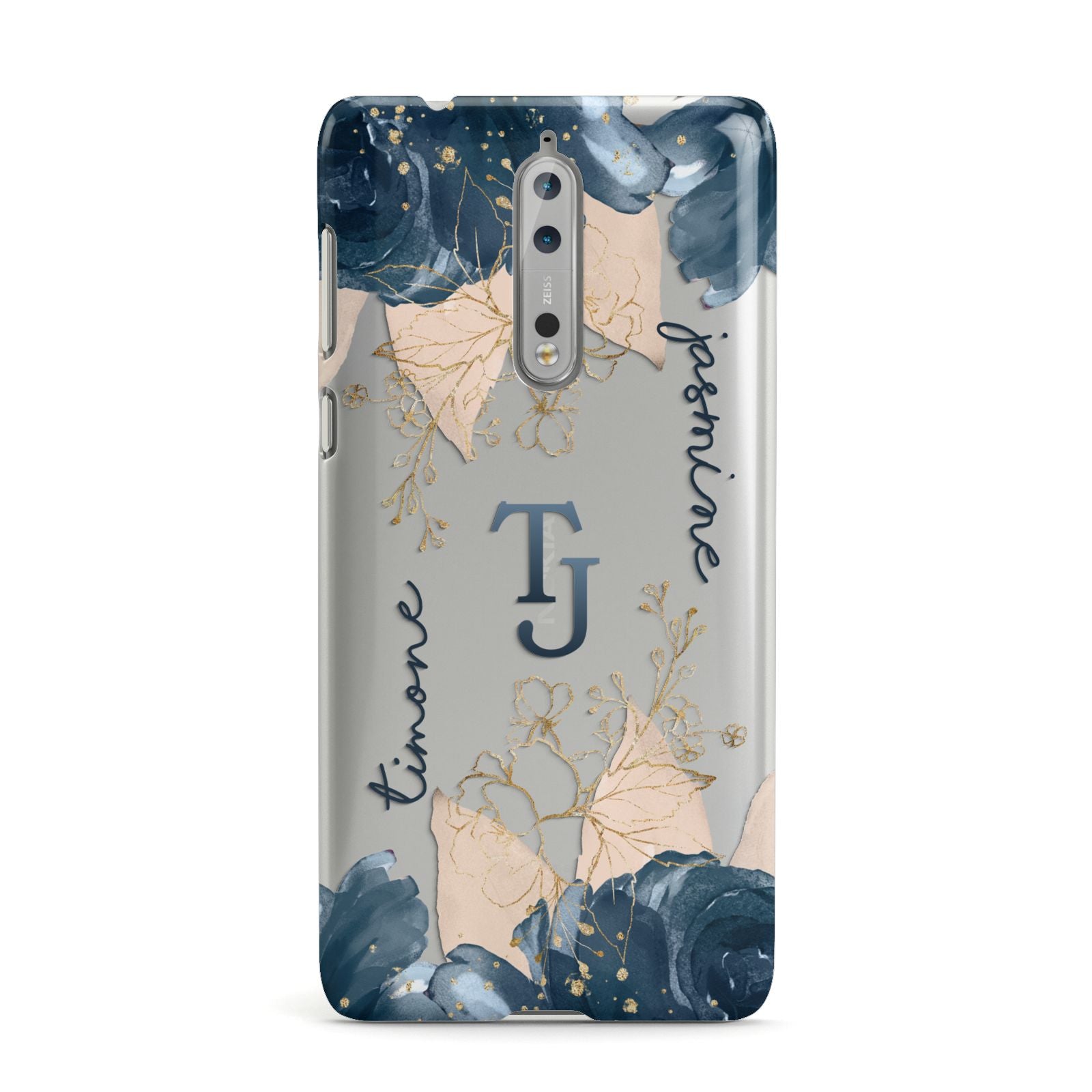Monogrammed Florals Nokia Case