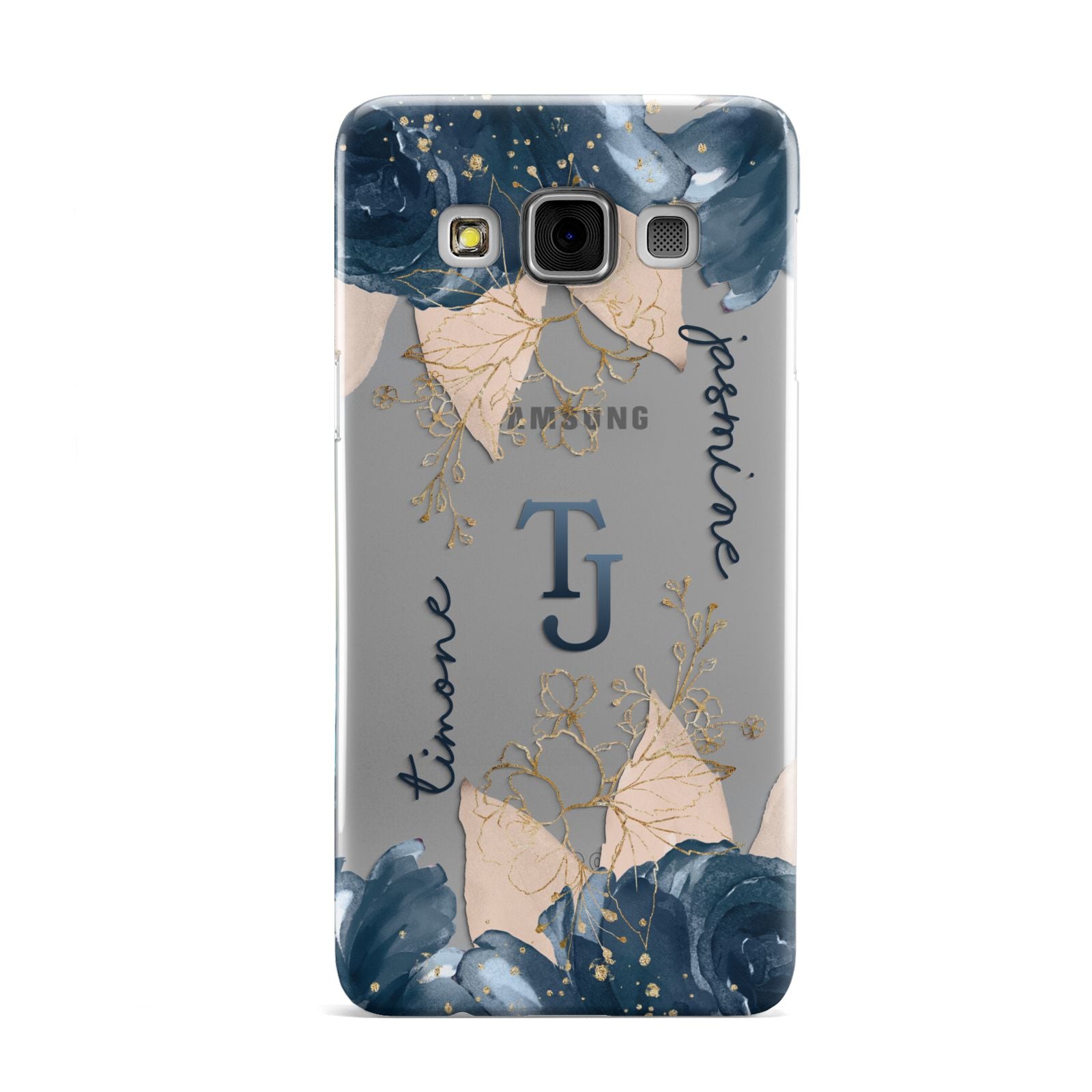 Monogrammed Florals Samsung Galaxy A3 Case