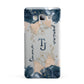 Monogrammed Florals Samsung Galaxy A7 2015 Case