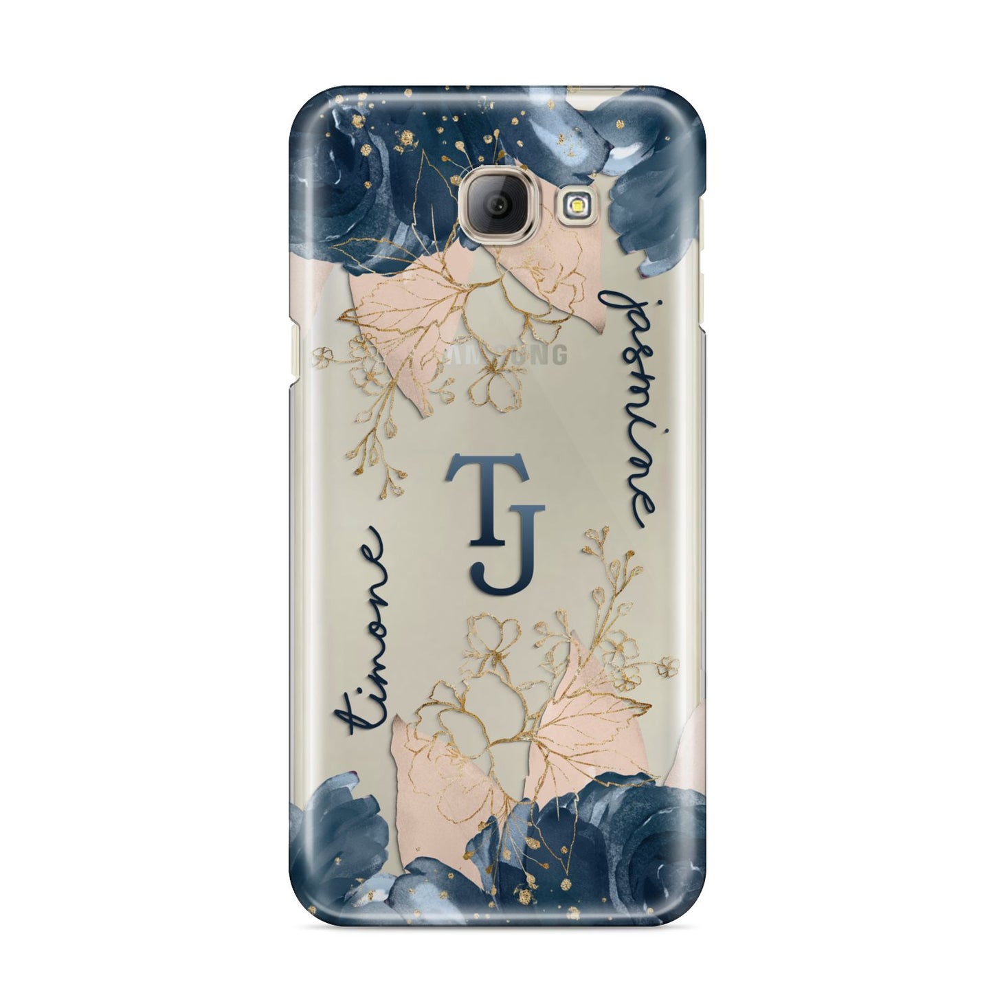 Monogrammed Florals Samsung Galaxy A8 2016 Case