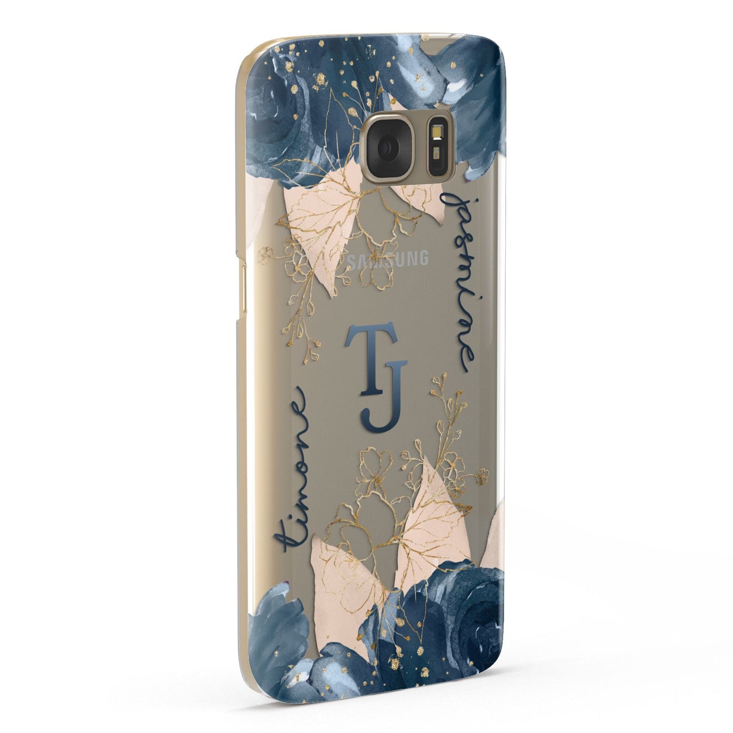 Monogrammed Florals Samsung Galaxy Case Fourty Five Degrees