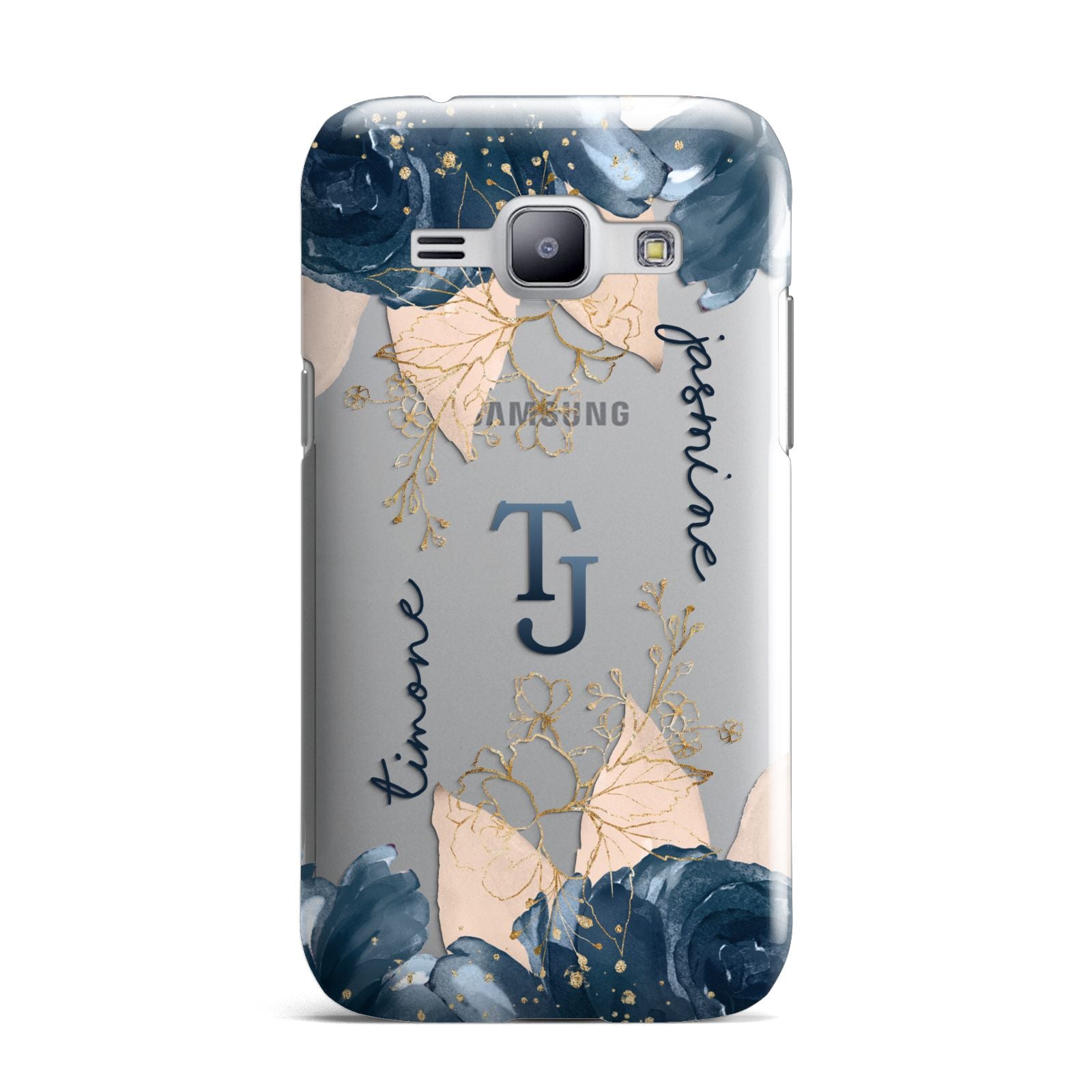 Monogrammed Florals Samsung Galaxy J1 2015 Case