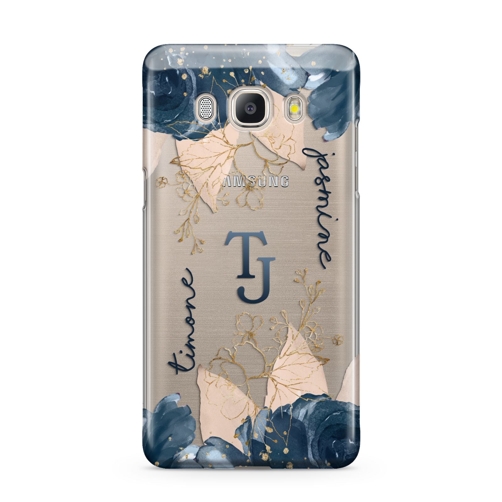 Monogrammed Florals Samsung Galaxy J5 2016 Case