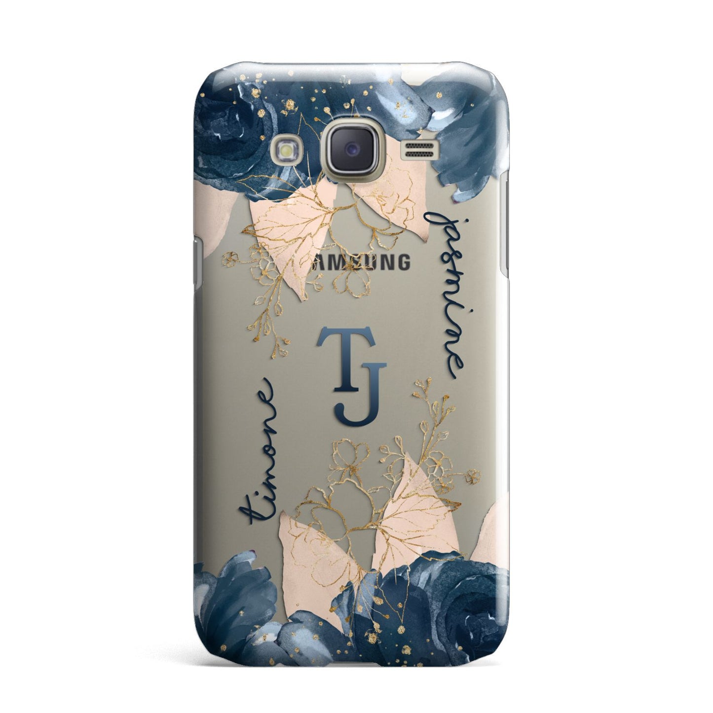 Monogrammed Florals Samsung Galaxy J7 Case