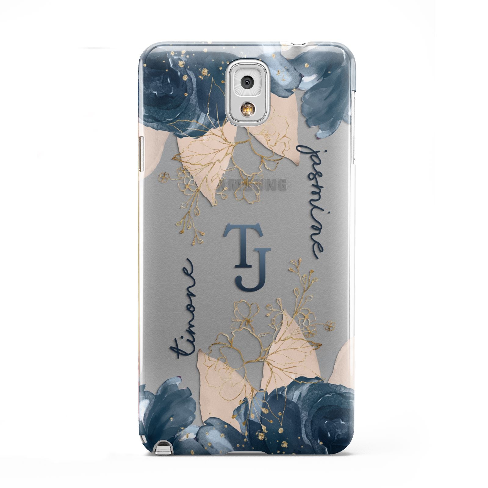 Monogrammed Florals Samsung Galaxy Note 3 Case