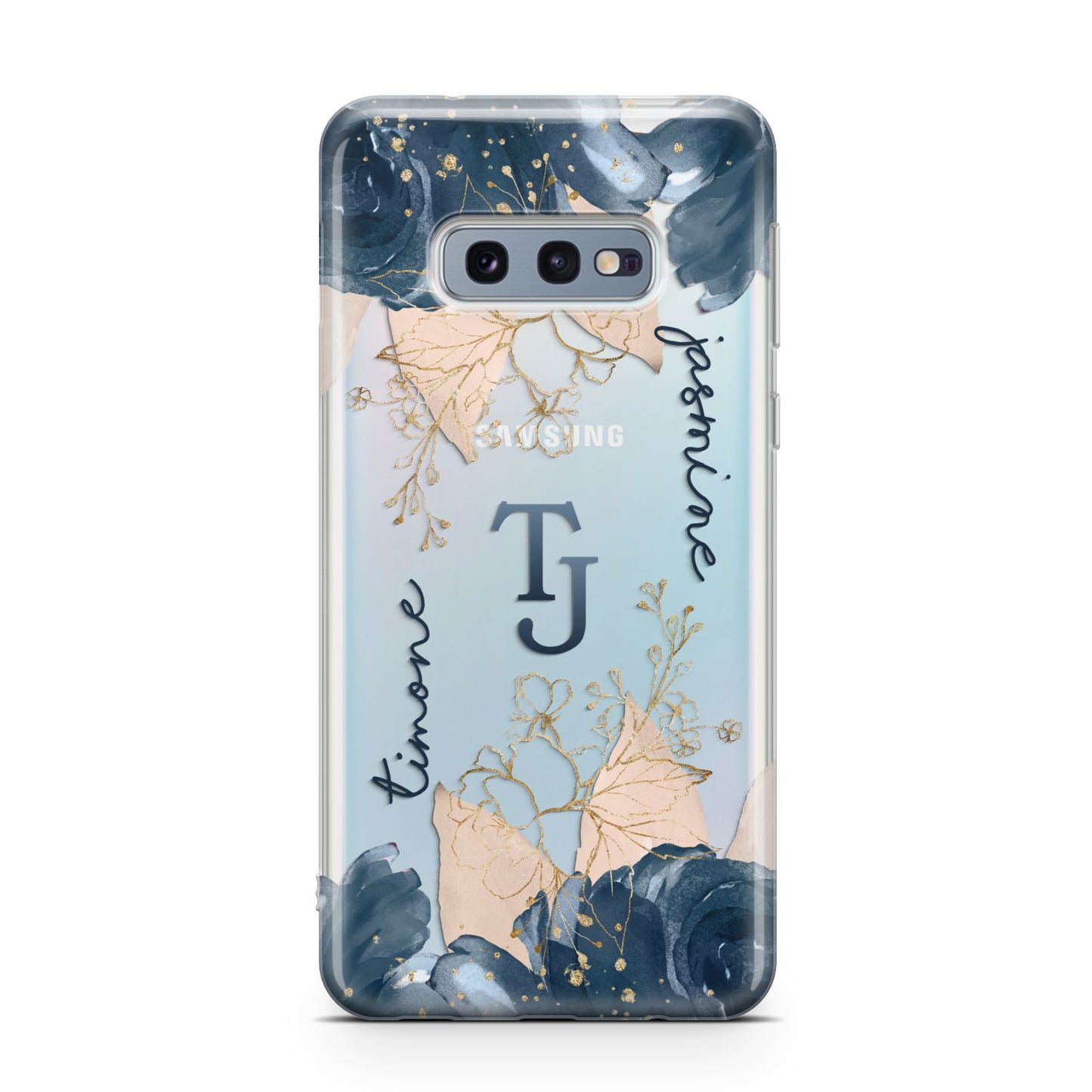 Monogrammed Florals Samsung Galaxy S10E Case