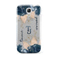 Monogrammed Florals Samsung Galaxy S4 Mini Case
