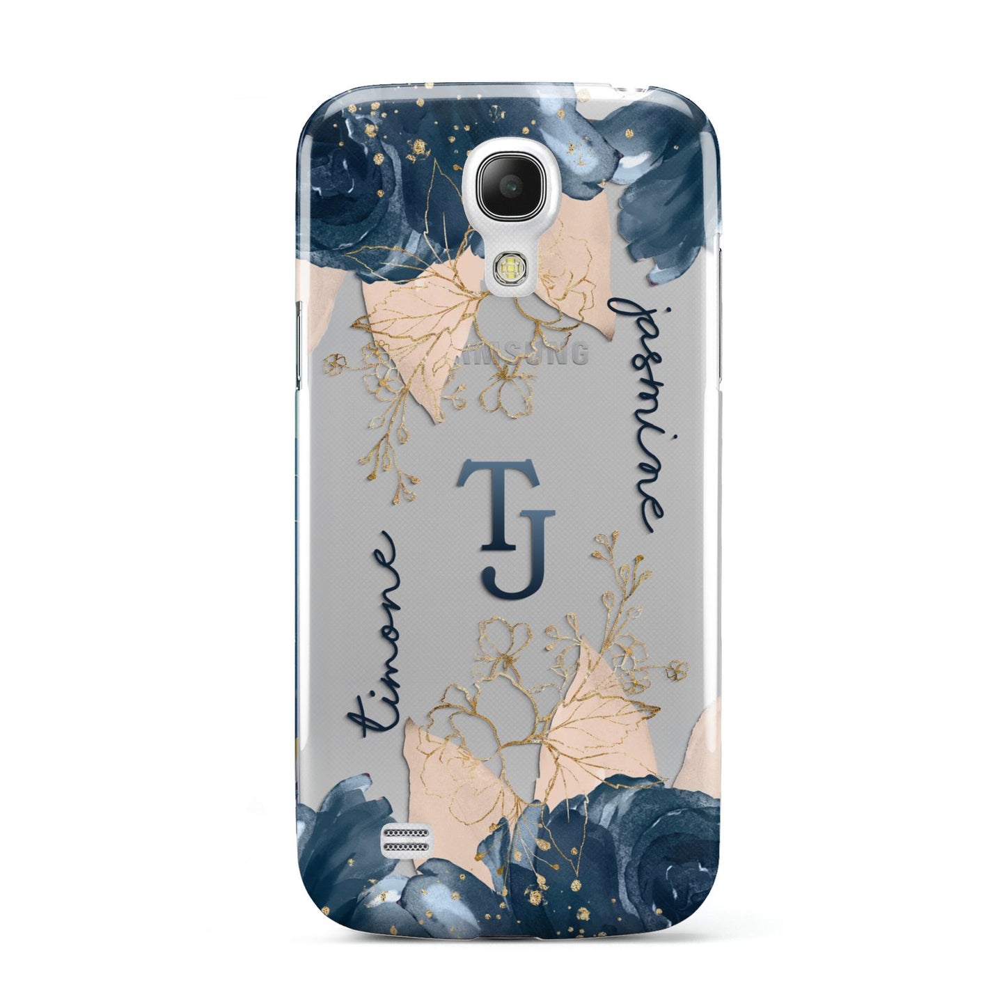 Monogrammed Florals Samsung Galaxy S4 Mini Case
