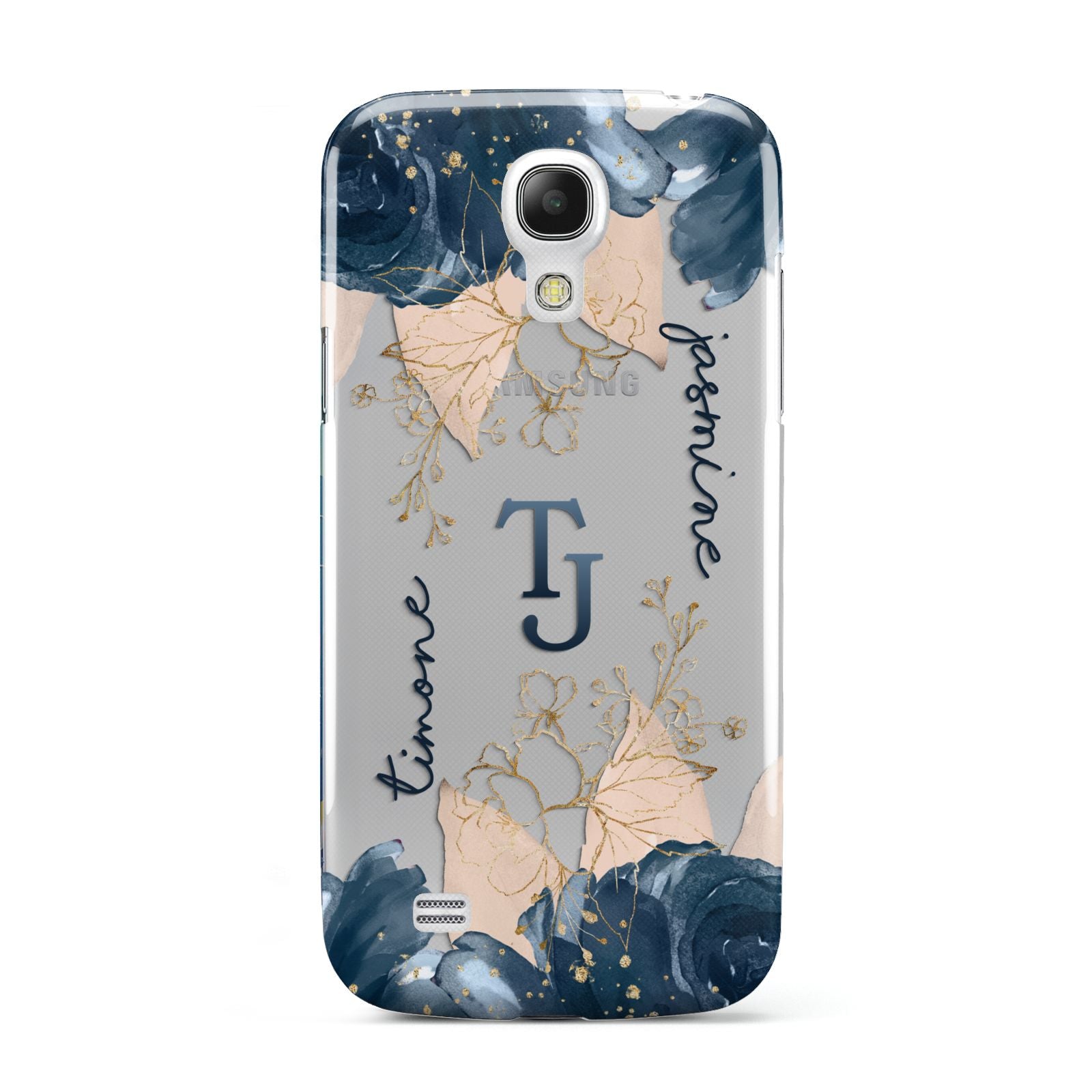 Monogrammed Florals Samsung Galaxy S4 Mini Case