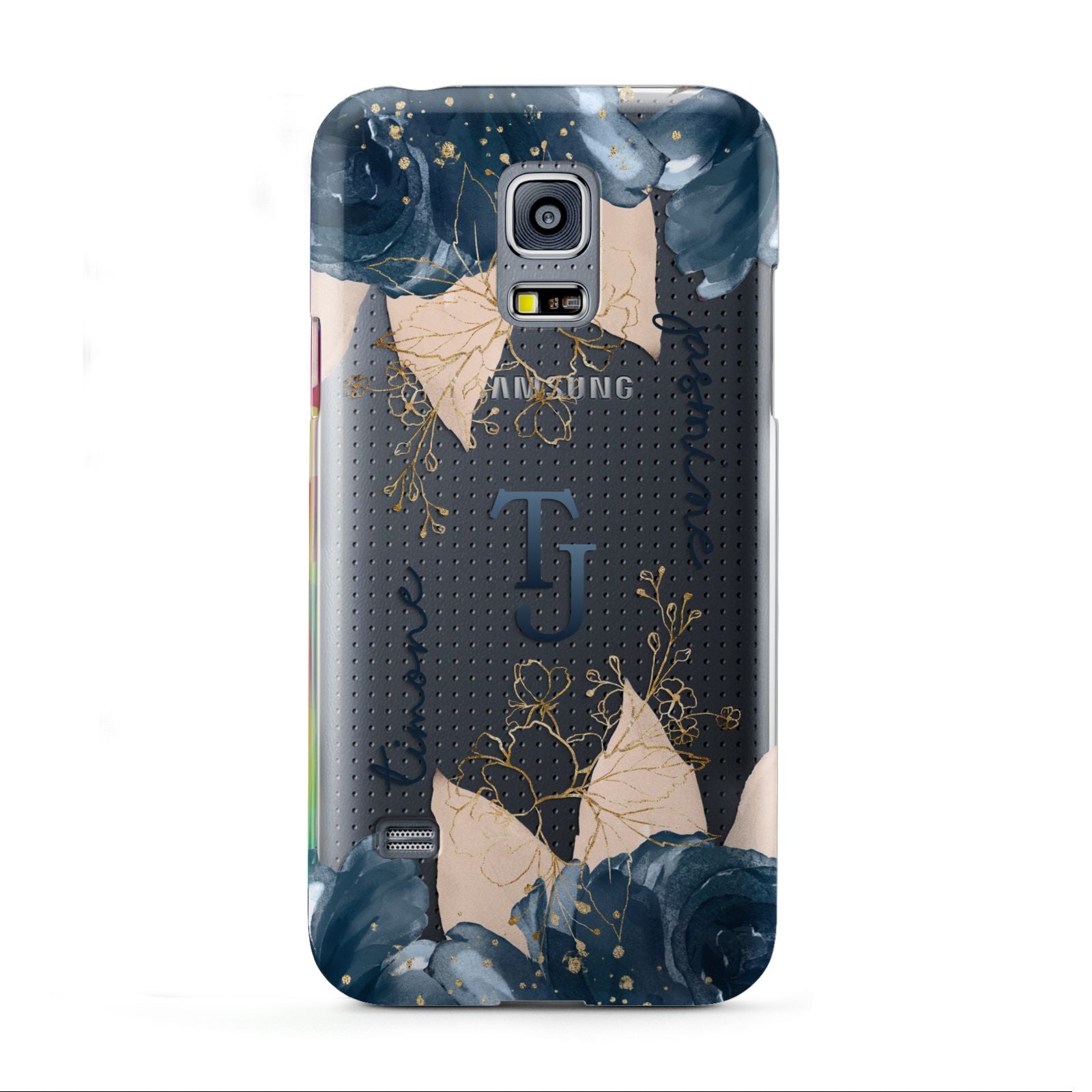 Monogrammed Florals Samsung Galaxy S5 Mini Case